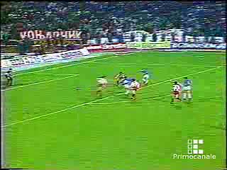 Stella Rossa-Sampdoria. La partita (2 tempo)