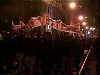 Tifosi del Genoa in corteo