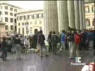 Manifestazione pacifista studenti