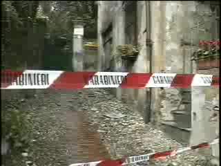 Incendio casa a Portofino