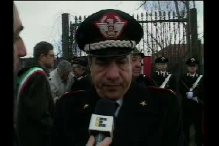 Carabinieri su manifestazione Giuliani