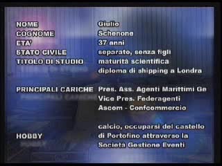 Giulio Schenone (Parte 1)