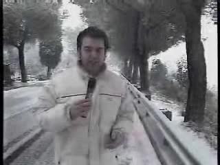 La neve dalle Cinque Terre a Sarzana