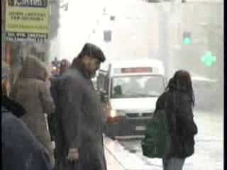 Neve, la situazione in centro a Genova