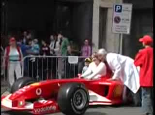 I bimbi del Gaslini, una giornata da Schumi