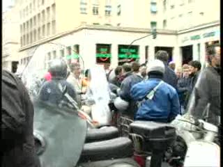 GENOVA, LA PROTESTA DEI MOTOCICLISTI