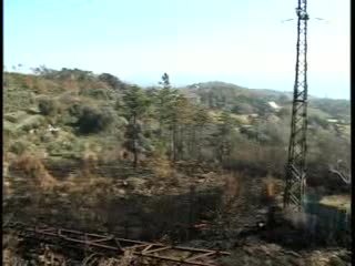 INCENDIO DI SCIARBORASCA, SI CONTANO DANNI