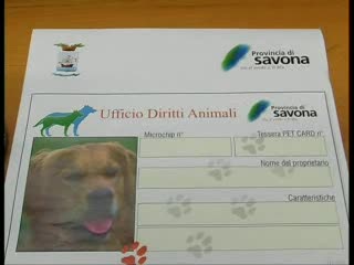 SAVONA, CONTRO IL RANDAGISMO ARRIVA LA PET CARD