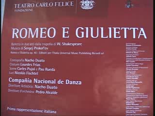 'ROMEO E GIULIETTA' DI PROKOF'EV AL CARLO FELICE