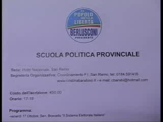 A IMPERIA APRE LA SCUOLA POLITICA DEL PDL