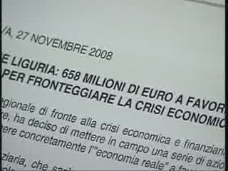 REGIONE, 150 MILIONI CONTRO LA CRISI