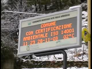 IMPERIA, NEVE SUL COLLE DI NAVA