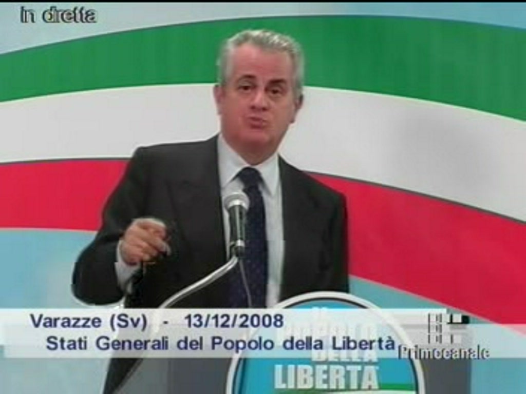 STATI GENERALI PDL LIGURIA - MINISTRO SCAJOLA