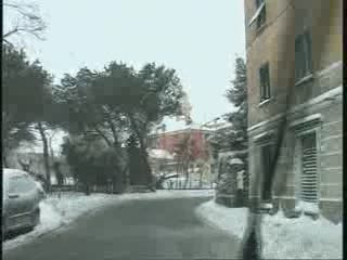 NEVE A SANT'OLCESE, POCHI I DISAGI