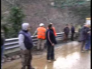 IMPERIA, MALTEMPO ANCORA  FRANE NELL'ENTROTERRA