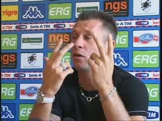 Cassano show con Palombo: