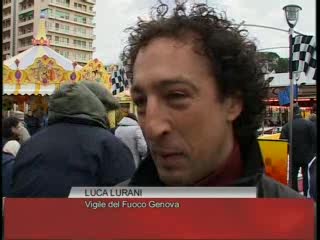 LA BEFANA SCENDE DALLA GRU AL LUNA PARK