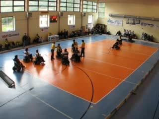 A GENOVA UN TORNEO DI WHEELCHAIR HOCKEY