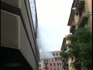 INCENDIO A CORTE LAMBRUSCHINI, NESSUN FERITO