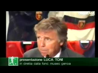 GENOA, LA PRESENTAZIONE DI LUCA TONI Pt.2