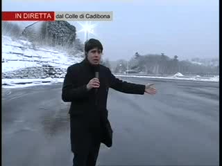 NEVE, COLLE DI CADIBONA PERCORRIBILE