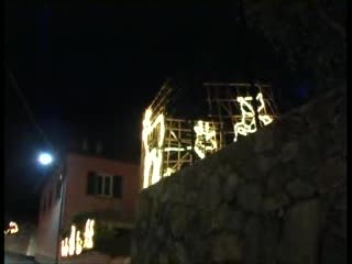 IL PRESEPE LUMINOSO DI CELLE LIGURE