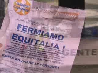 PIGNORAMENTI, PROTESTA CONTRO EQUITALIA