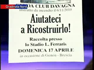 UN APPELLO PER RICOSTRUIRE IL GENOA CLUB DAVAGNA