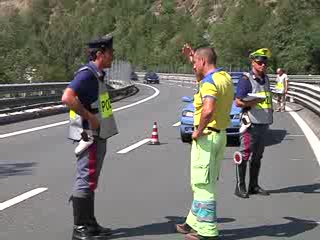 INCIDENTE MORTALE IN MOTO SULLA A7