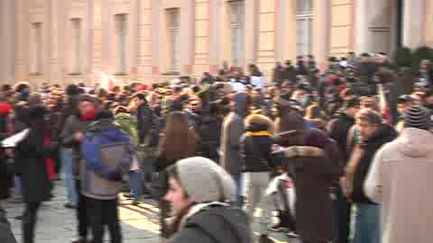 NO TAV, MANIFESTAZIONE NEL CENTRO DI GENOVA