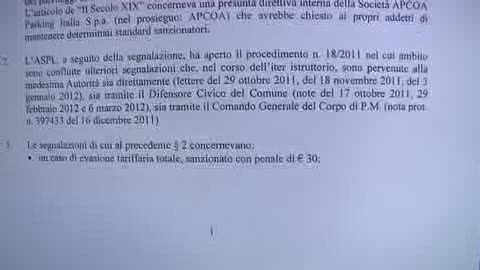 MULTA DA 30 EURO PERCHE' NON ESPONE PAGAMENTO PARK