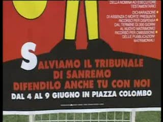 TRIBUNALE DI SANREMO, PROSEGUE LA PROTESTA