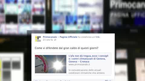 SU FACEBOOK I CONSIGLI PER COMBATTERE IL CALDO