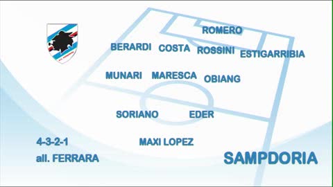 SAMP: L'ANALISI DI PELLEGRINI, IPOTESI 4-3-2-1 PER PARMA 