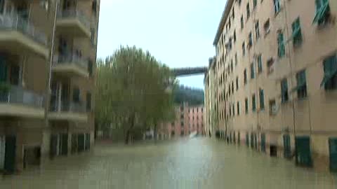 GENOVA, PIAZZALE ADRIATICO A UN ANNO DALL'ALLUVIONE