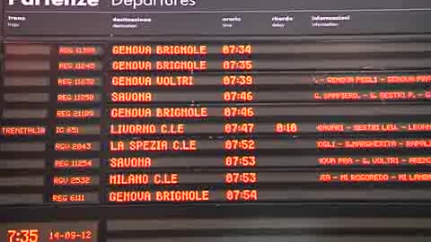 TRENI, IN LIGURIA SEMPRE MENO E PIU' CARI