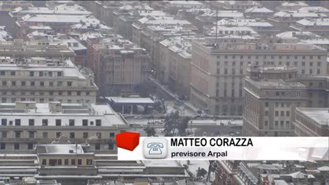 NEVE A GENOVA E SAVONA, LE PREVISIONI DI ARPAL