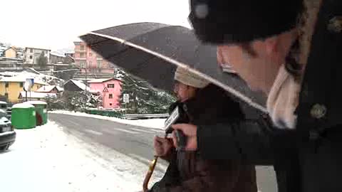 NEVE, A SANT'OLCESE STRADE AL LIMITE DELLA PRATICABILITA' 