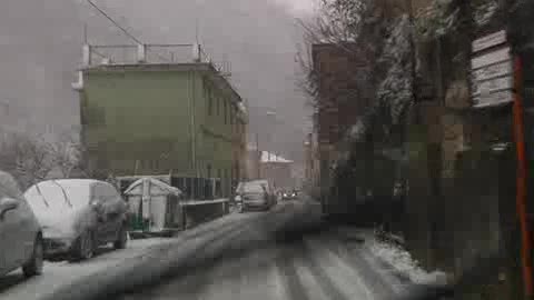 LE IMMAGINI DELLA NEVICATA A SAN DESIDERIO