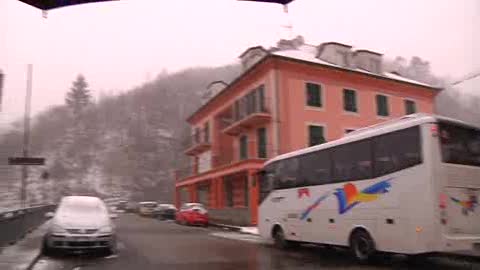 NEVICATA, GATTORNA IMBIANCATA MA CON STRADE AGIBILI