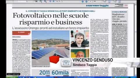 CASSE COMUNI IN ROSSO, TAGGIA PUNTA SUL FOTOVOLTAICO