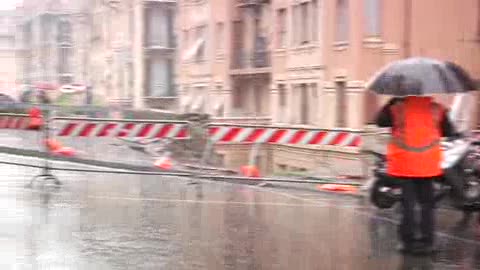 ANCORA UNA FRANA IN VIA DASSORI TRA ALBARO E FOCE