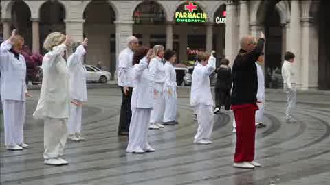 UISP, SUCCESSO PER L'ESIBIZIONE DI  TAI CHI A GENOVA