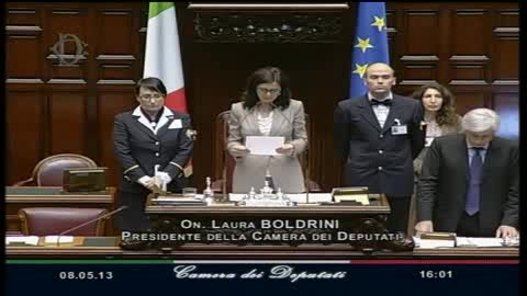 BOLDRINI, PRESIDENTE DELLA CAMERA: 