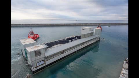 LA PARTENZA DEL PADIGLIONE DEI CETACEI DAL CANTIERE DI VOLTRI