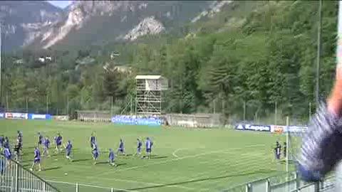 LA SAMPDORIA SUDA SUL CAMPO DI BARDONECCHIA