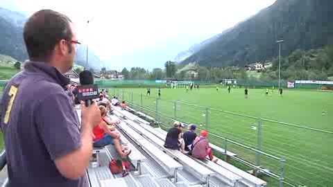 L'ALLENAMENTO DEL GENOA PRIMA DEL TEST CON L'AEL