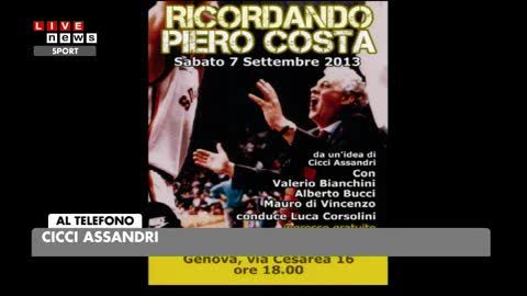 SABATO GENOVA E IL BASKET RICORDANO PIERO COSTA