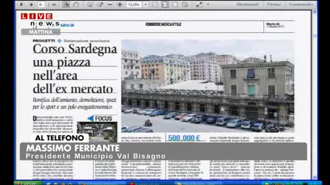 GENOVA, UNA PIAZZA NELL'EX-MERCATO DI C.SO SARDEGNA