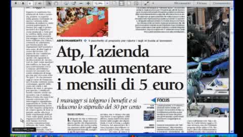 ATP, CONFERMATO LO SCIOPERO DI LUNEDI' 21 OTTOBRE